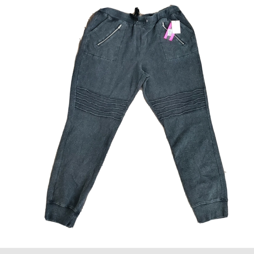NWT Material Girl Active Moto-style Sweatpants - Picture 3 of 6